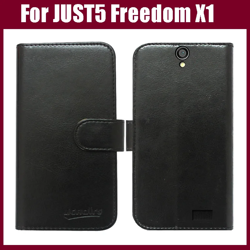 

Горячая распродажа! JUST5 Freedom X1 чехол, 6 цветов, высококачественный модный кожаный защитный чехол с откидной крышкой для JUST5 Freedom X1, чехол для те...