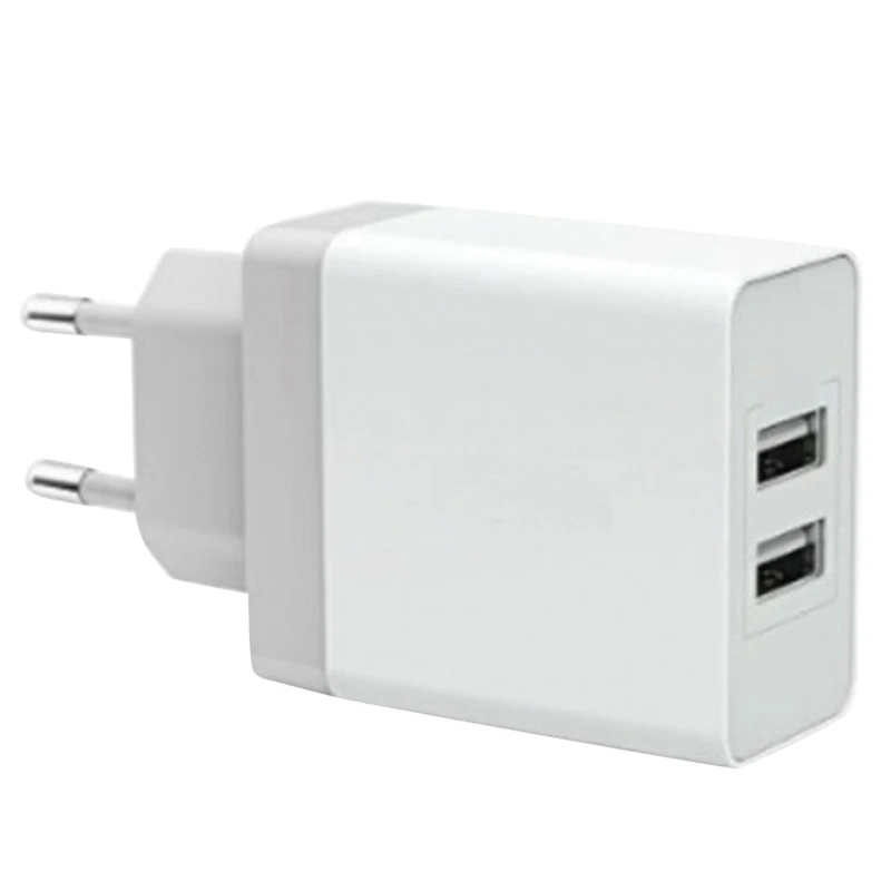 Tracel Charger 5V/4.8A Usb 2 Ports Wall Charging Power Port Adapter Mobile Phone For Iphone Ipad Laptop(Eu Plu | Электроника