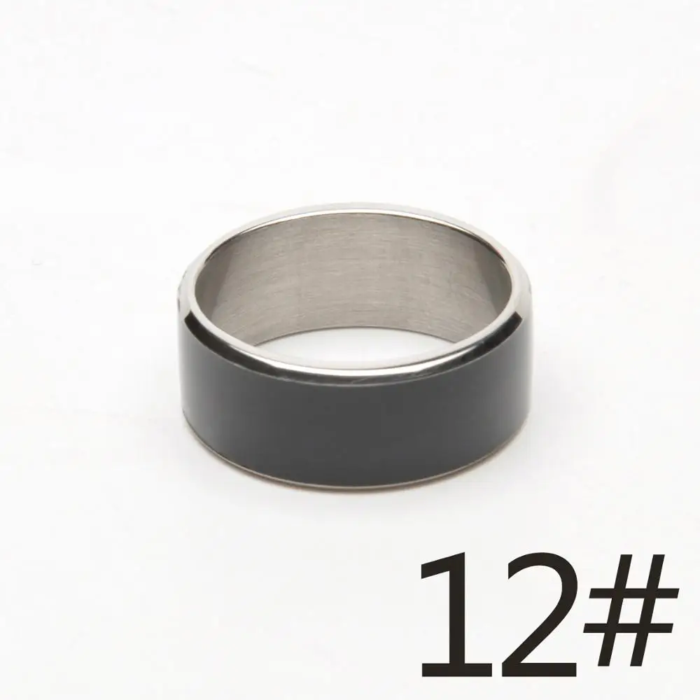 BlackSize12 Смарт Кольцо носимых Jakcom Timer2(MJ02) NFC волшебный замок приложения, Волшебная визитная карточка ссылка поделиться файлы для NFC мобильного телефона - Цвет: BlackSize12