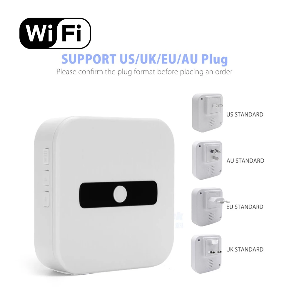 Видеозвонок дверной водонепроницаемый 720P Wi Fi|Дверной звонок| |