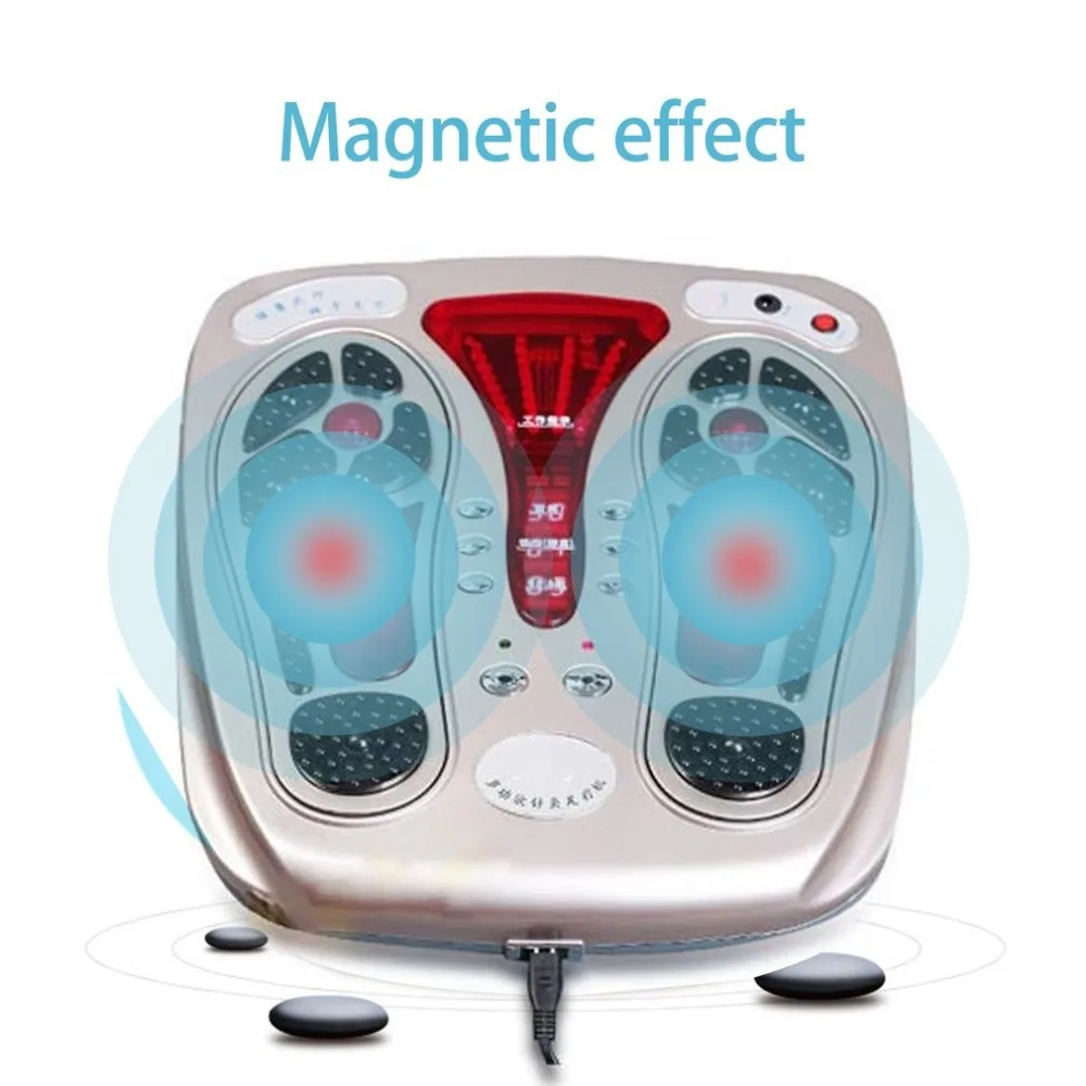 Multifunctional Body Health Care Foot Massaging Device Electromagnetic Infrared Wave Pulse Foot Massager US/UK/AU/EU Plug