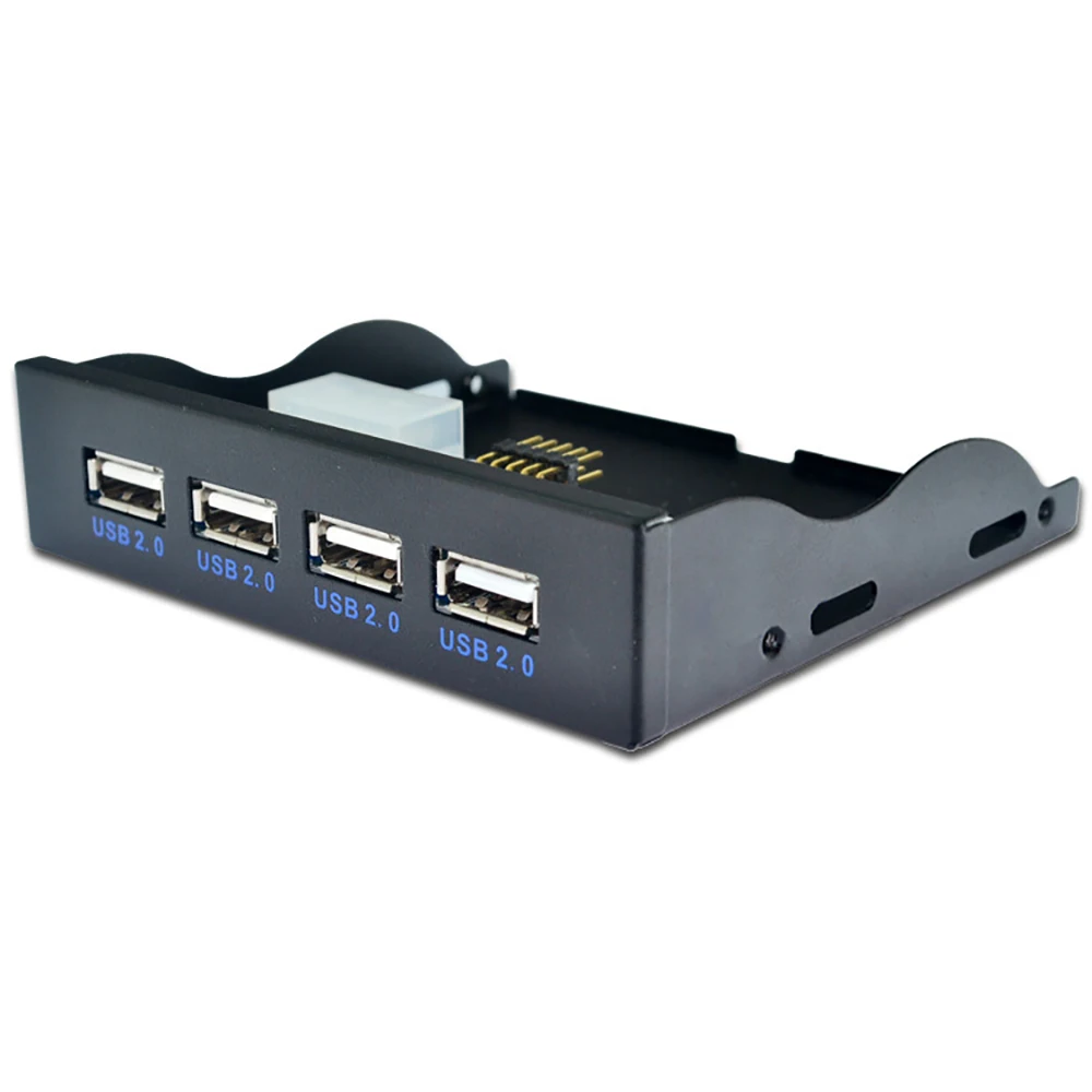 AEROFARA 4 порта USB 2 0 Передняя панель концентратор 3 5 &quotFloppy Bay 20Pin сплиттер внутренний