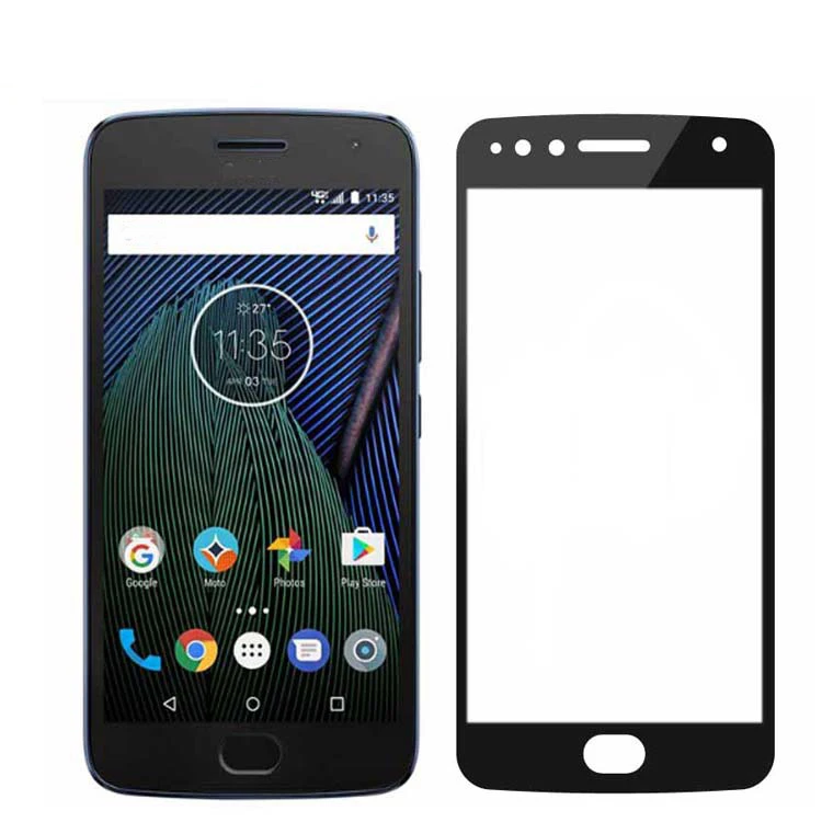 Закаленное стекло 2.5D с полным покрытием для Motorola Moto G5S E4 C Защитная пленка G4 E5 Plus Z2