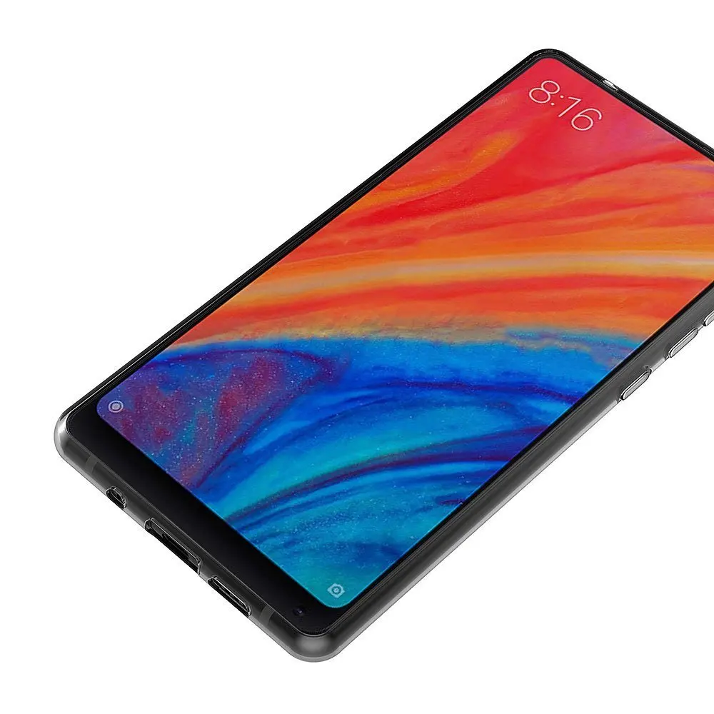 Чехол для телефона Xiaomi Mi Mix 2S 5 99 дюйма ультра тонкий мягкий Силиконовый ТПУ