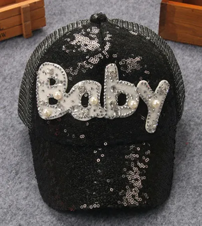 Kids Cartoon Casquette Flat Snapback Cap Children Cotton Baseball Baby Boys and Girls Sequins Hip-Hop Hats 2017 | Детская одежда и