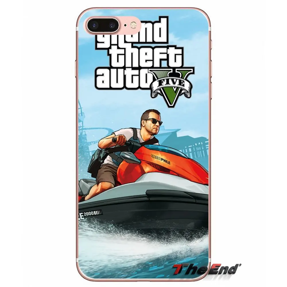 Для Samsung Galaxy S2 S3 S4 S5 MINI S6 S7 edge S8 S9 Plus Note 2 3 4 5 8 Coque Fundas Чехлы gta grand theft auto san andreas |