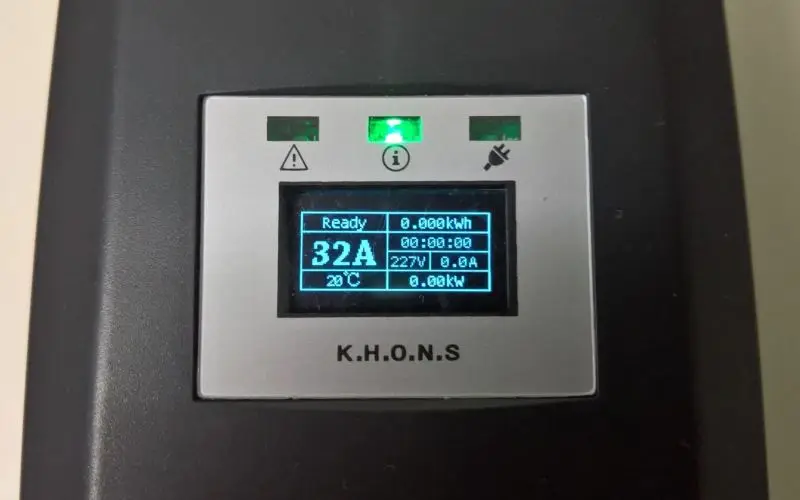Портативное зарядное устройство Khons type 1 evse 32A J1772 ev домашняя зарядная станция|ЗУ и