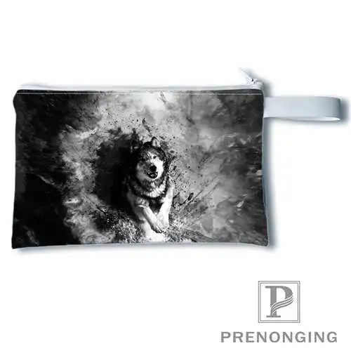 Coin Purse На заказ волк(60) кошелек с рисунком кошелек на молнии Zero кошелек телефон Сумки для ключей мода небольшой женский кошелёк#19-01-22-3-159 - Цвет: Coin Purse