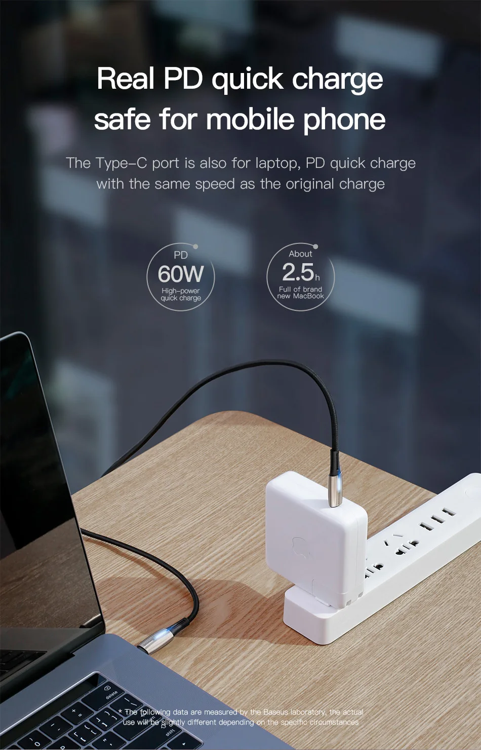 Светодиодный кабель usb type c для быстрой зарядки для samsung xiaomi notebook macbook pro Зарядное устройство usb c PD кабель 2 m 1 m 3A