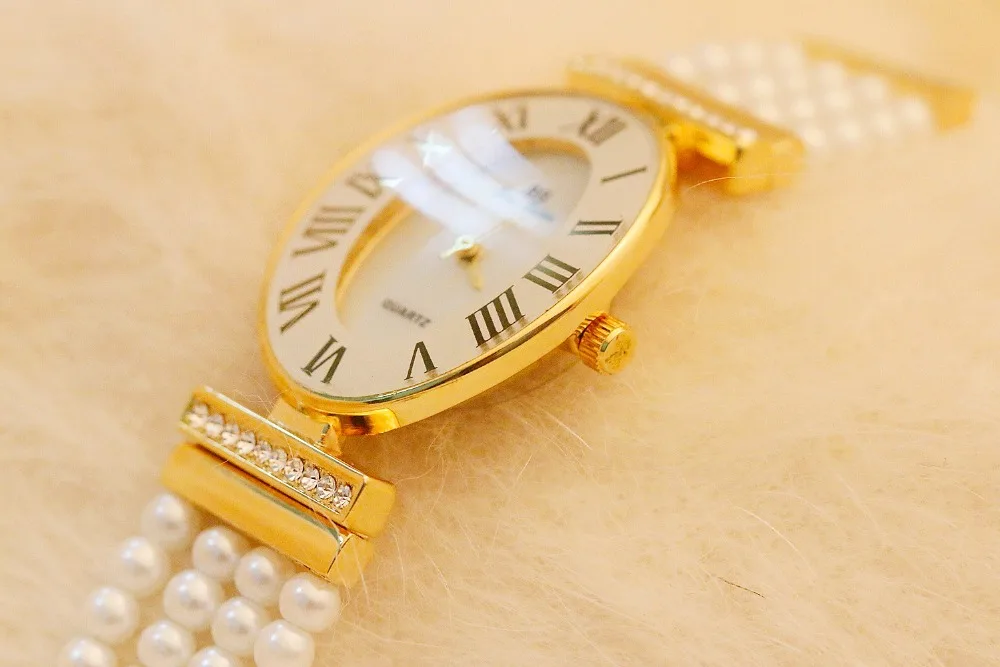 Новое поступление, женские часы Montre, Топ бренд, жемчужный браслет, модные нарядные часы, женские наручные часы, Relogios Femininos saat