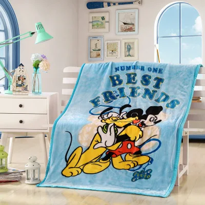 Одеяло Disney с Микки и Минни Маус праздничное одеяло 70x140 см для девочек мальчиков
