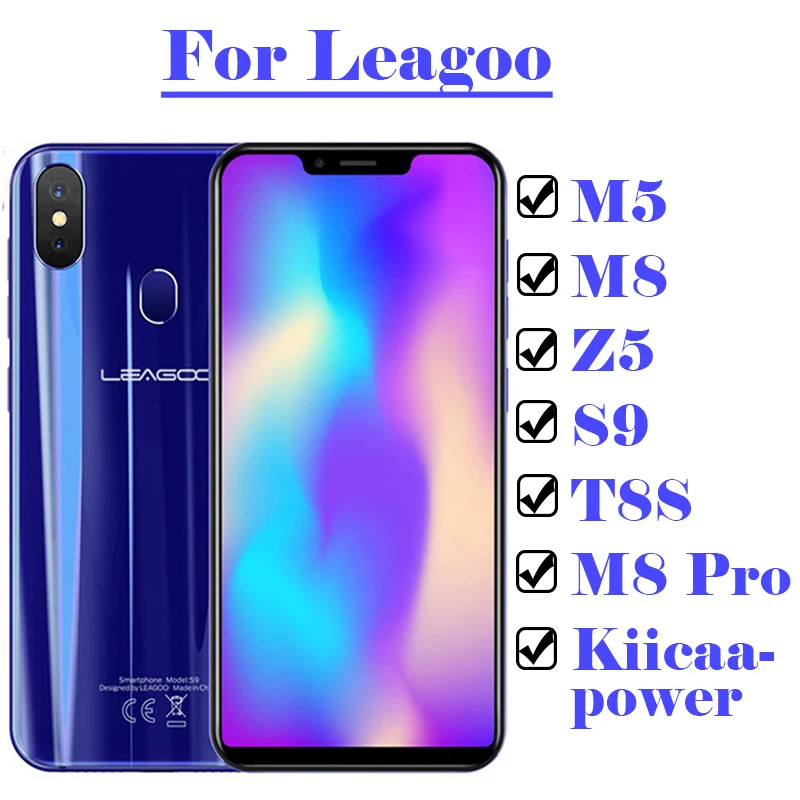 Для leagoo m8 Защитное стекло для leagoo m 8 pro m5 t8s s9 z5 kiicaa Защитная пленка для экрана 5 8 m 9s закаленное стекло 2.5d hd