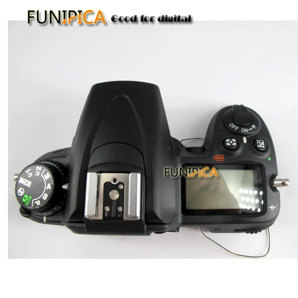 D7000 открытый блок для Никона D7000 верхняя крышка оболочки с флэш-доской Топ ЖК-замена D7000 Камера Ремонт Часть