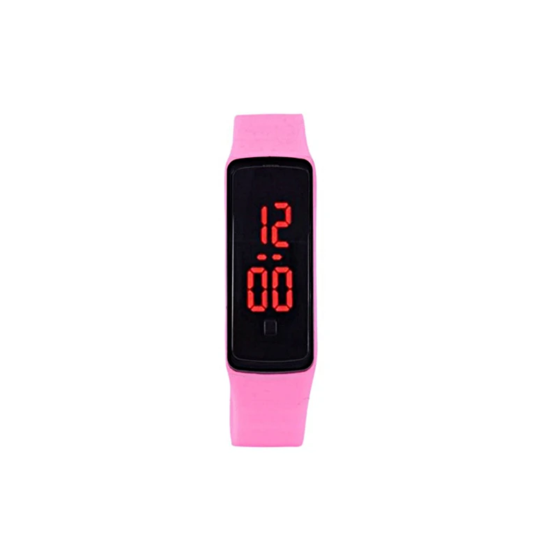 pink TIke Toker, светодиодный цифровые часы для мужчин Wo мужчин s браслет часы, Relogio Masculino Saat спортивные мужские часы, наручные часы для детей для улицы - Цвет: pink