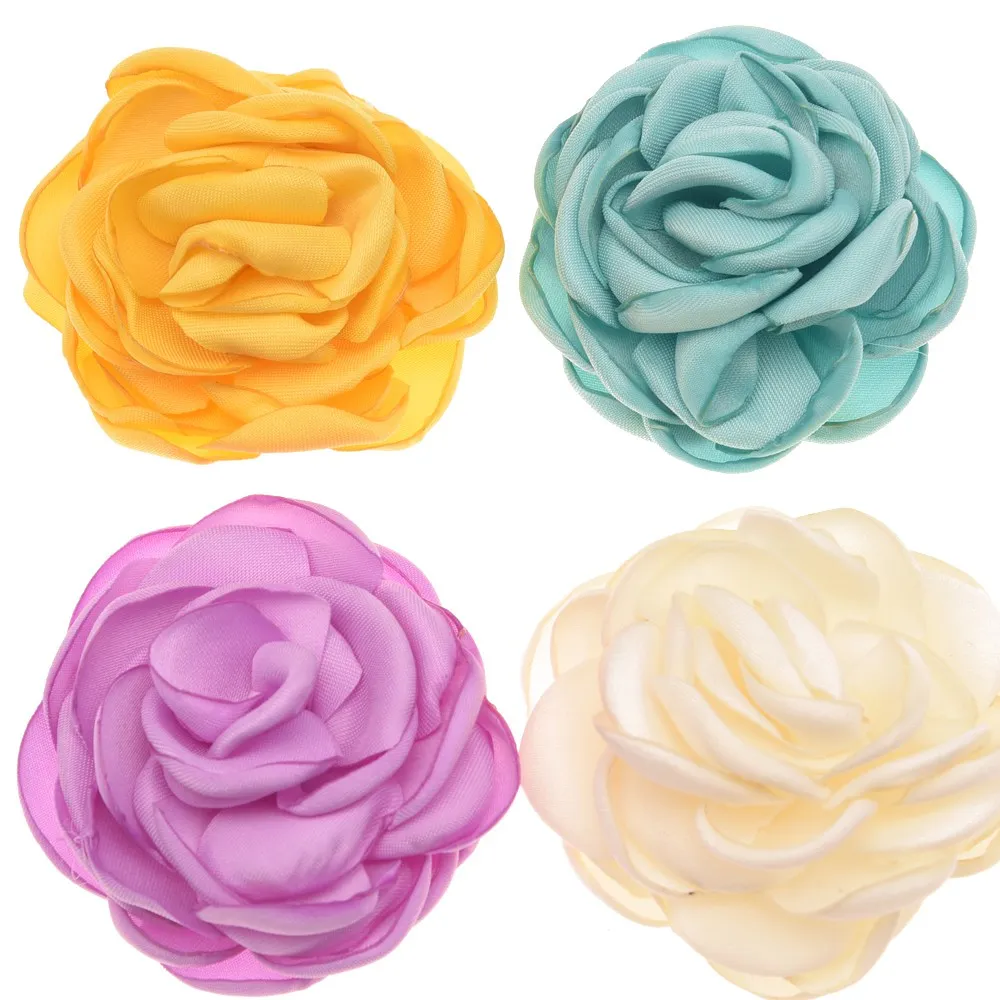 10 шт. цветы для завивки волос 5 см|hair accessories diy|fashion accessoriesflower hair bow |