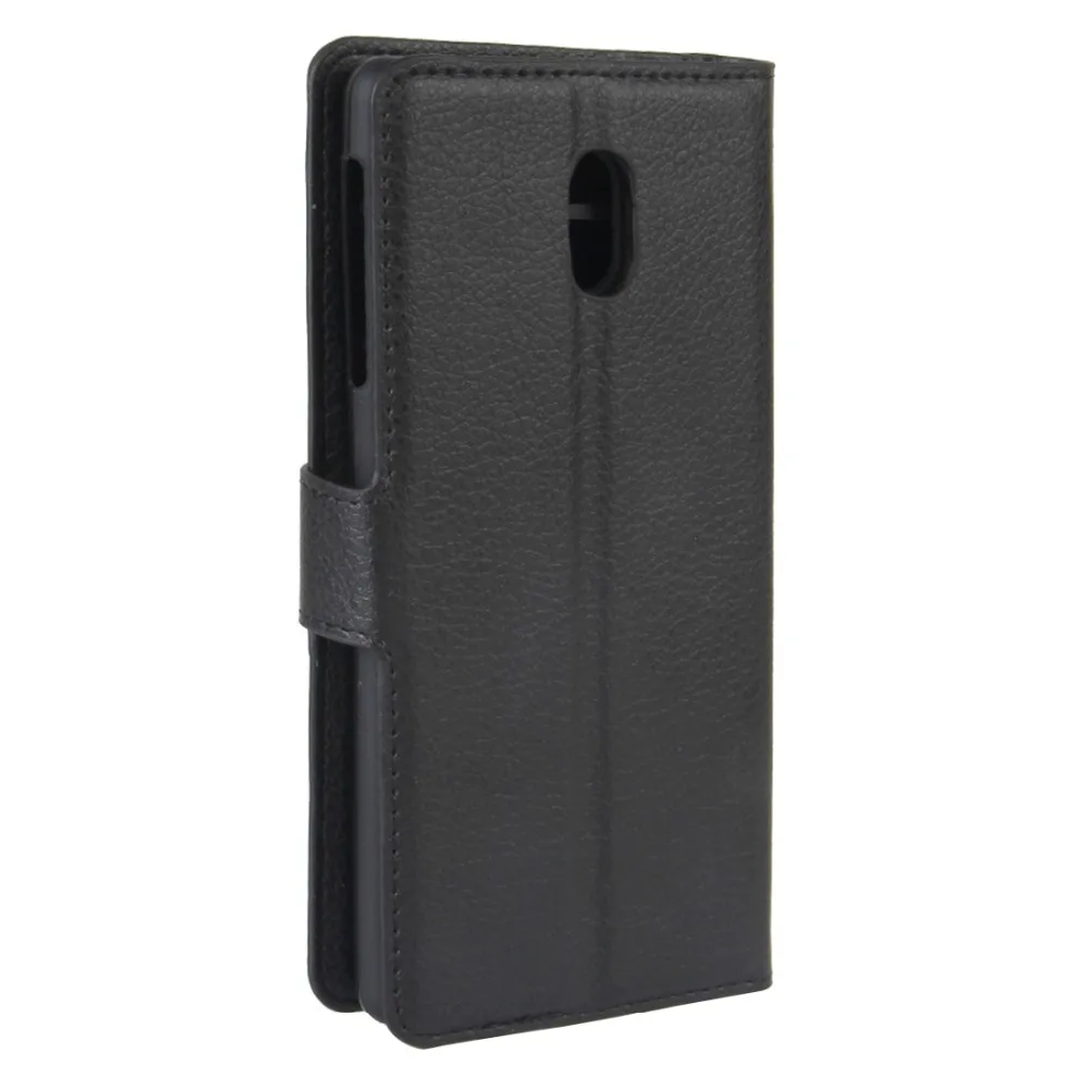 Кожаный чехол книжка с текстурой личи для Nokia 3|case for nokia|phone casesleather case |