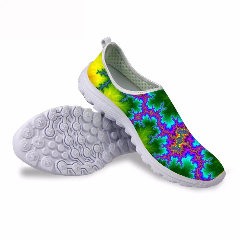 Женская обувь с разноцветным пестрым принтом коллекция 2018 года сезон осень трендовая для ультраспортивных