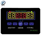 XH-W1411 AC 110-220V DC 12V цифровой ЖК регулятор температуры, регулятор температуры, термостат, шальтер, переключатель управления, датчик тройного значения