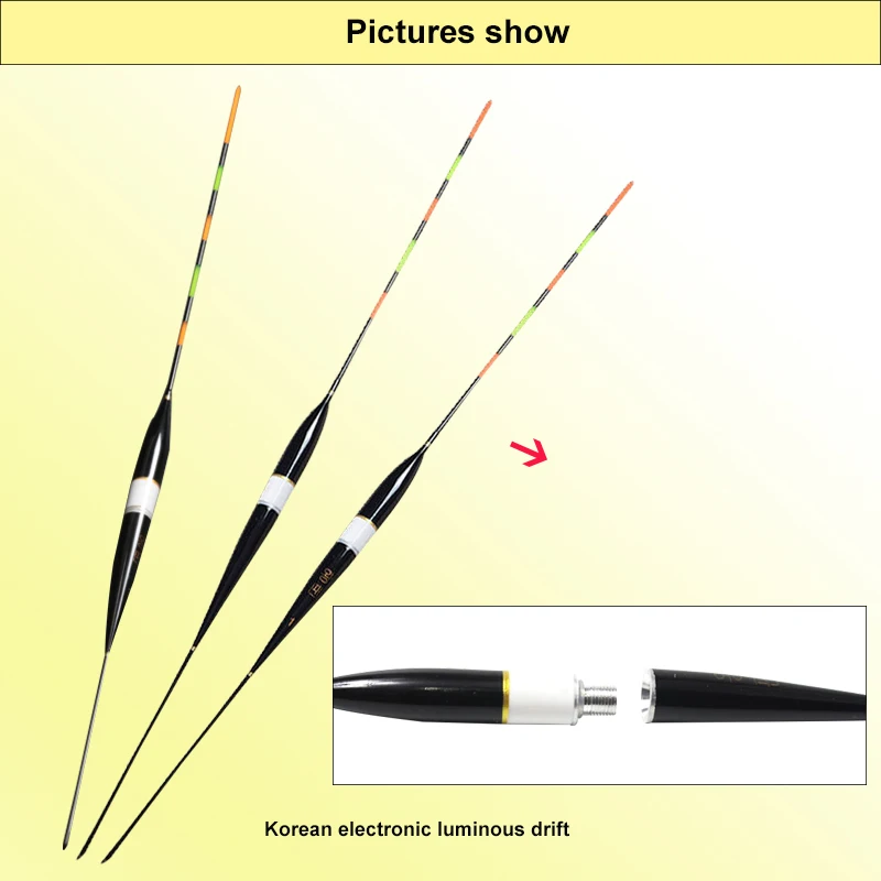 Светодиодный электронный поплавок для рыбалки 3 шт. ночное видение Электрический