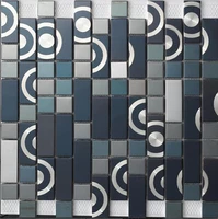 hot stainless steel metal mosaic tile kitchen backsplash bathroom shower background decorative interiro background wallpaper