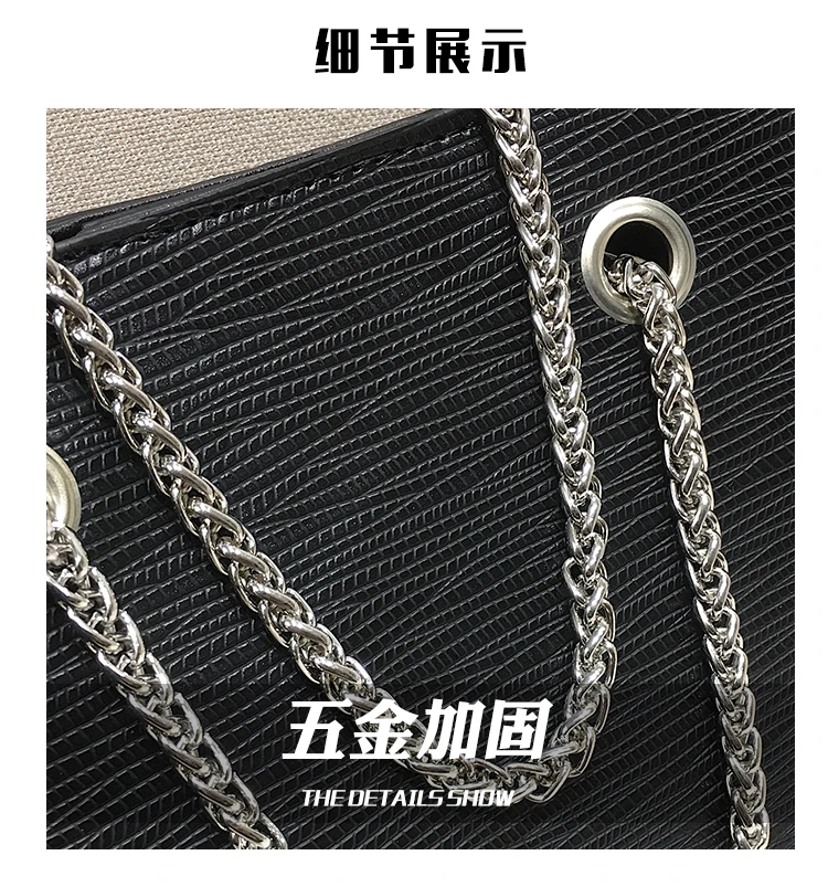 Роскошная сумочка Европейская модная дама Tote Сумка новая качественная женская дизайнерская сумка из искусственной кожи на цепочке через плечо
