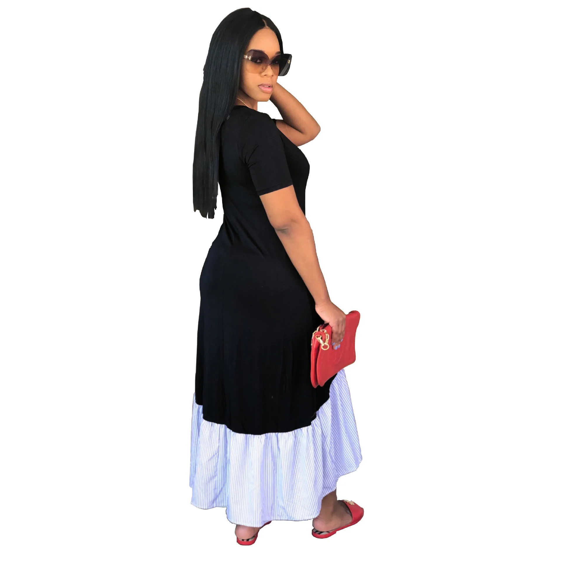 

2019 new arrival fashion style african women plus size dress S-XXXL