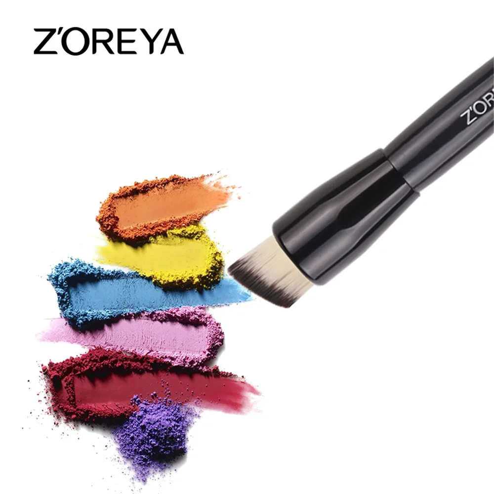 Zoreya Фирменная Новинка поступление тональный крем Кисточки для макияжа черная