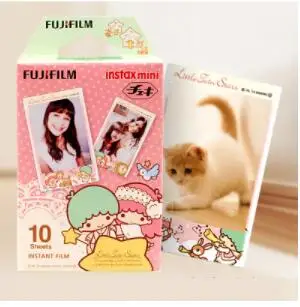 Fujifilm Instax Мини Мгновенный мультфильм фильм мини Fuji пленка instax для Polaroid Мини 7s 8 9 25 50s 90 SP-1 2 CHECKY QIAO - Цвет: twin star