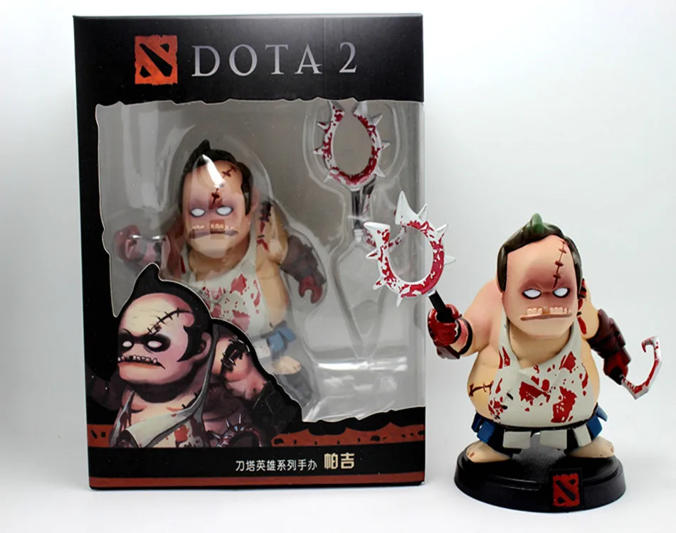 DOTA 2 фигурки Pudge ПВХ в коробке коллекция Dota2 игрушки Dota герои лучший подарок для