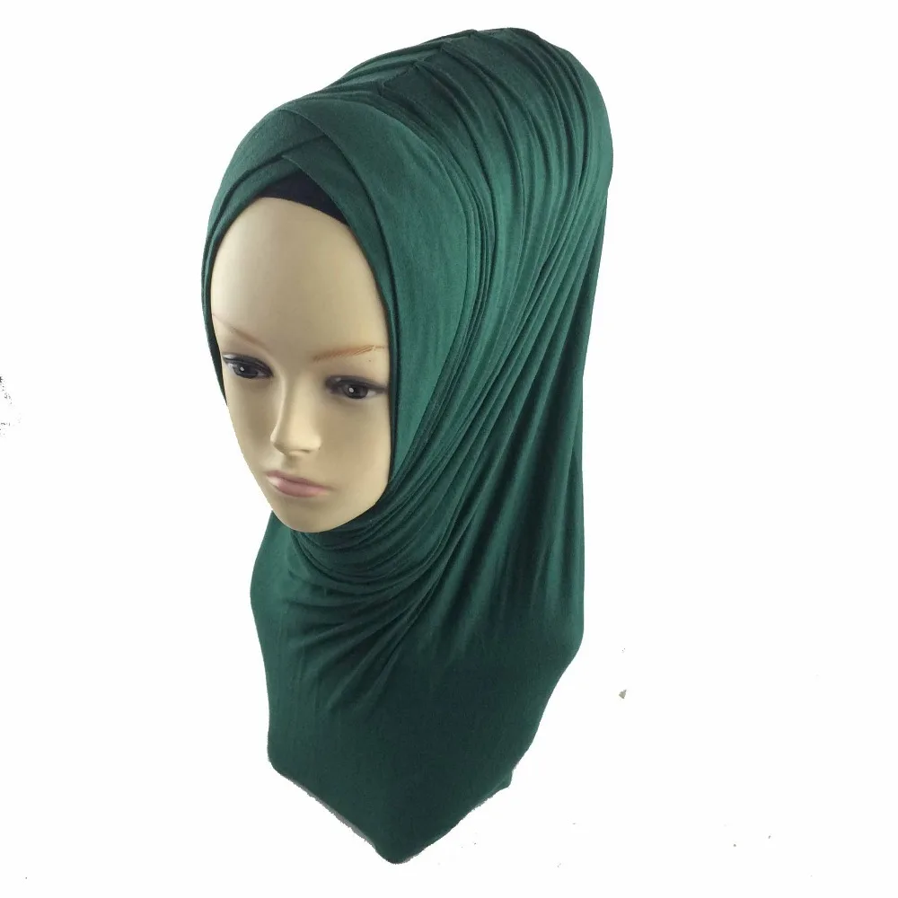 READY MADE ONE PIECE COTTON JERSEY STRETCH HIJAB / SHAWL INSTANT SCARF free shipping PHP1001 | Аксессуары для одежды