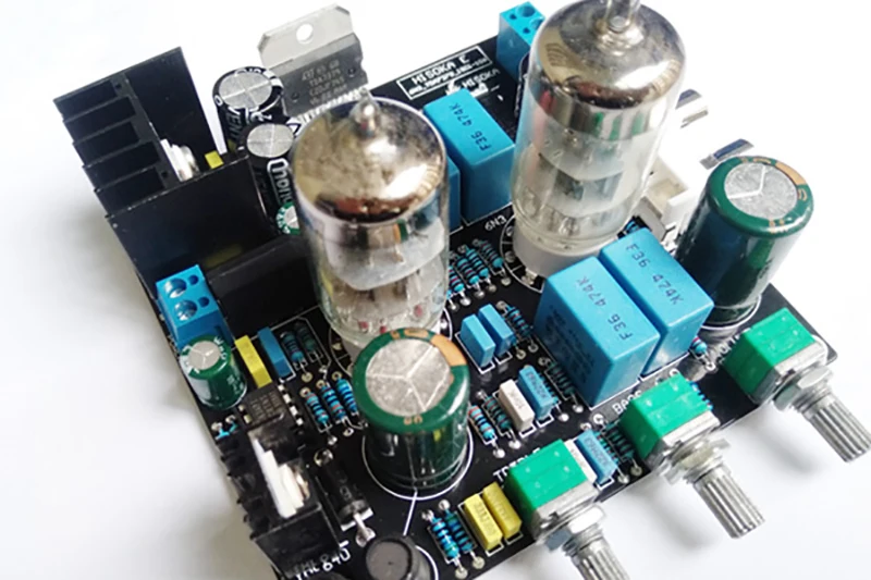 6N3 Drive TDA7379 вакуумный трубный усилитель стерео Hi Fi предварительный 38 Вт + DC 12