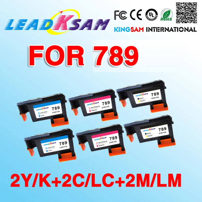 3 шт./компл. LeadKsam Высококачественная печатающая головка совместима с hp789 CH612A CH613A