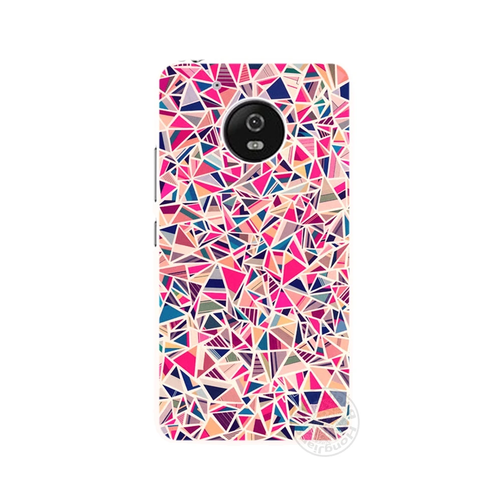 HAMEINUO Модный чехол с геометрическим рисунком для Motorola Moto G6 G5 G5S G4 PLAY PLUS ZUK Z2 pro|cover for