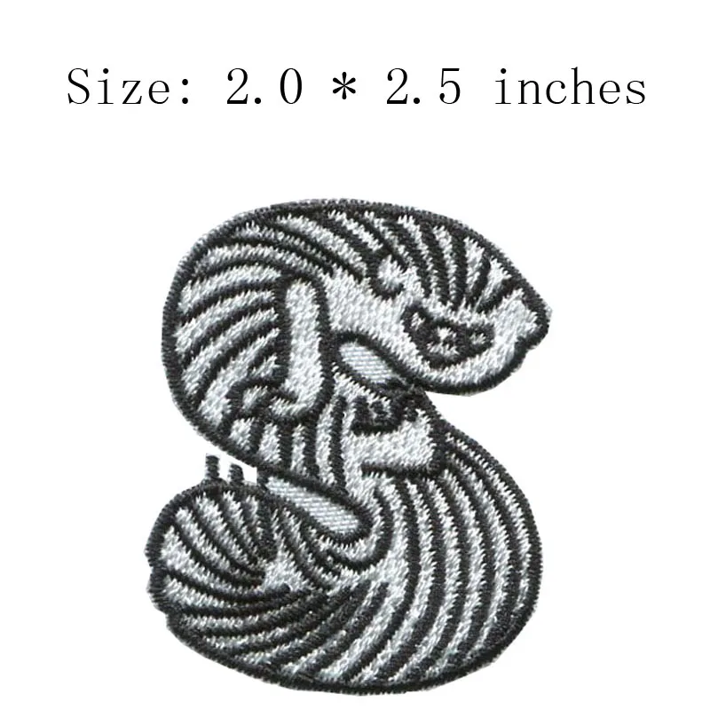 Кобра S вышивка патч 2 0 &quotширокий/твист/значки/орнамент|embroidery patch|patches patchesbadge badges |