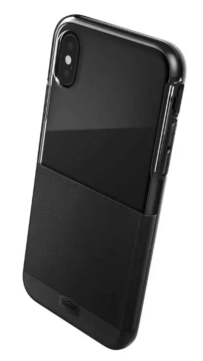 X-doria Dash Series чехол для Apple iPhone 7 8 Plus X с премиум-материалами защитный чехол из поликарбоната для iPhone X 2 цвета - Цвет: Black Leather