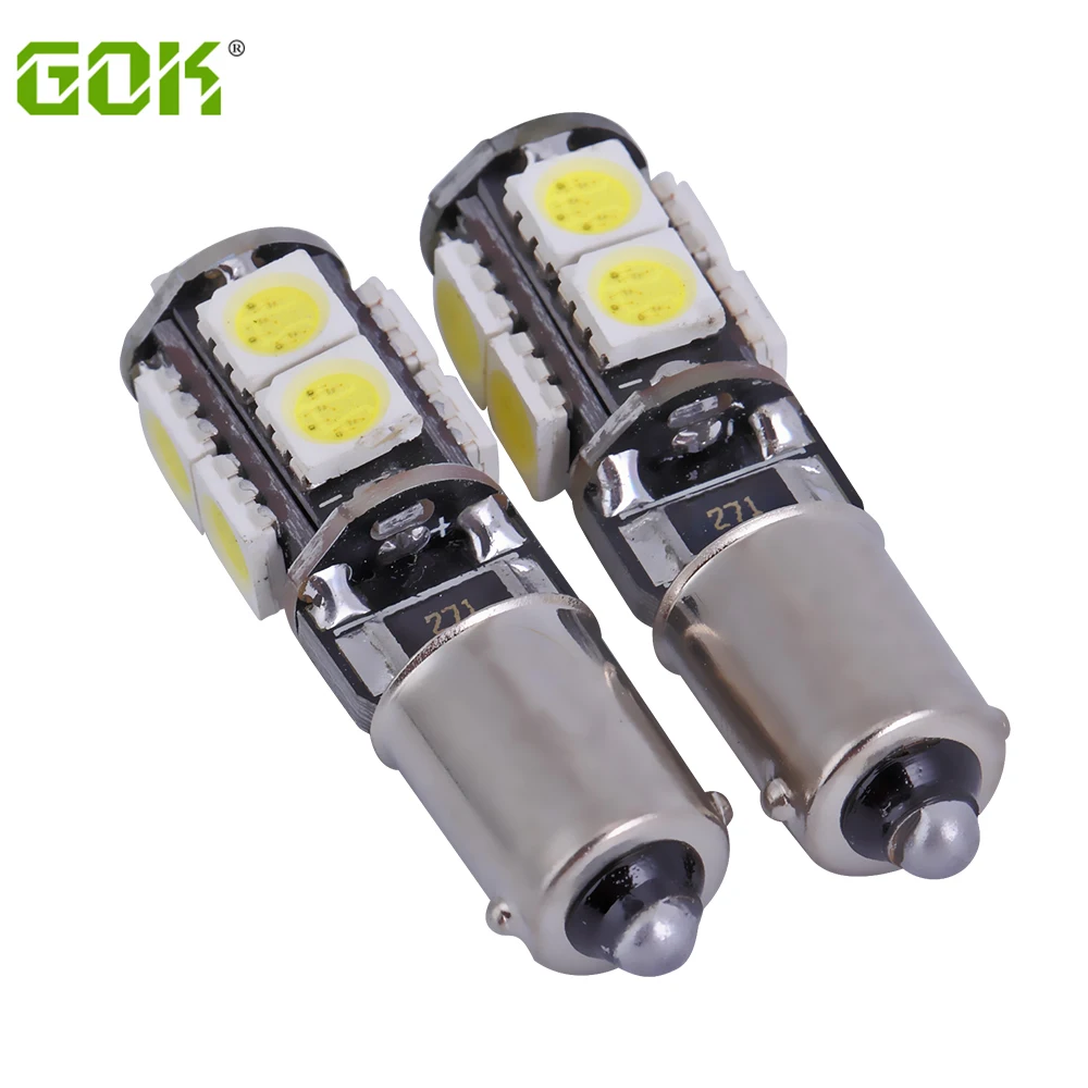 Светодиодная лампа canbus BA9S 9smd T4W H6W 5050 2 шт.|interior light|interior led lampscar light |