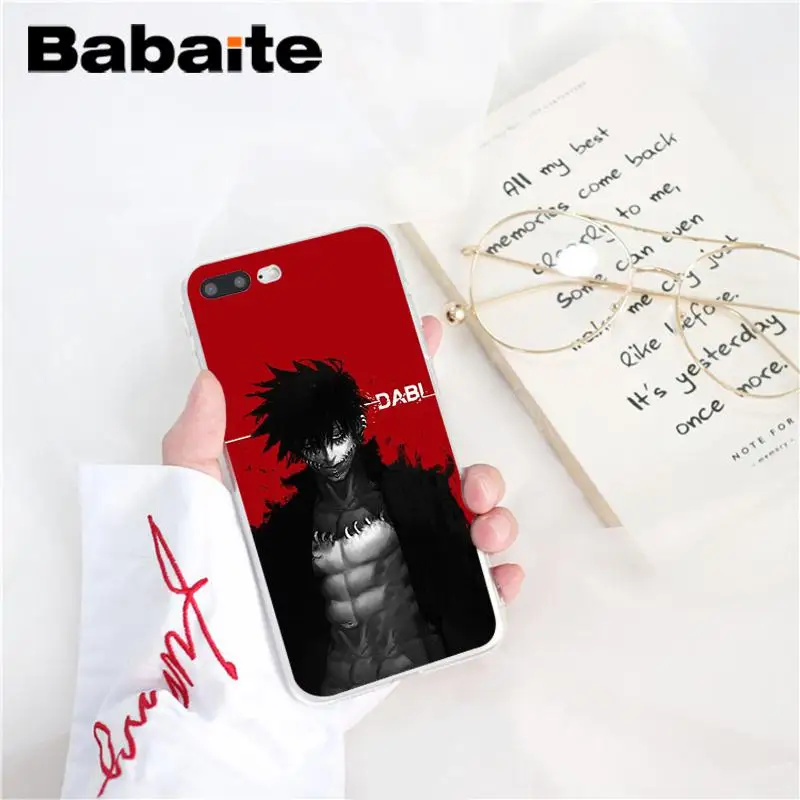 A3 Babaite Dabi Boku no My Hero Academia TPU Soft Silicone Phone Case for iPhone 5 5Sx 6 7 7plus 8 8Plus X XS MAX XR 10 Case - Цвет: A3