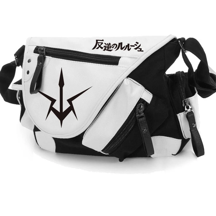 

CODE GEASS Shoulder Bag Lelouch of the Rebellion Canvas Casual Zipper Book Bag Crossbody Bags Schoolbags Messenger Bag