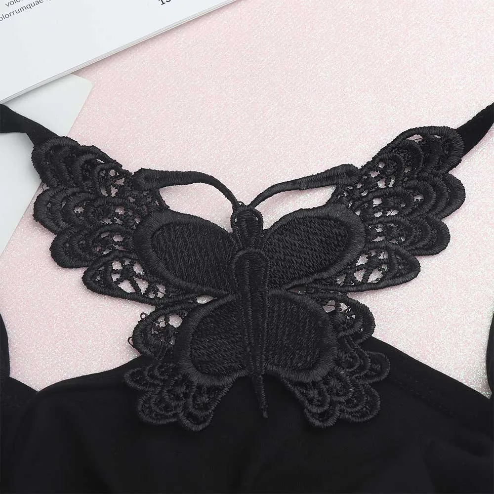 Новинка модный сексуальный женский черный Топ без бретелек Бюстгальтер-бандо