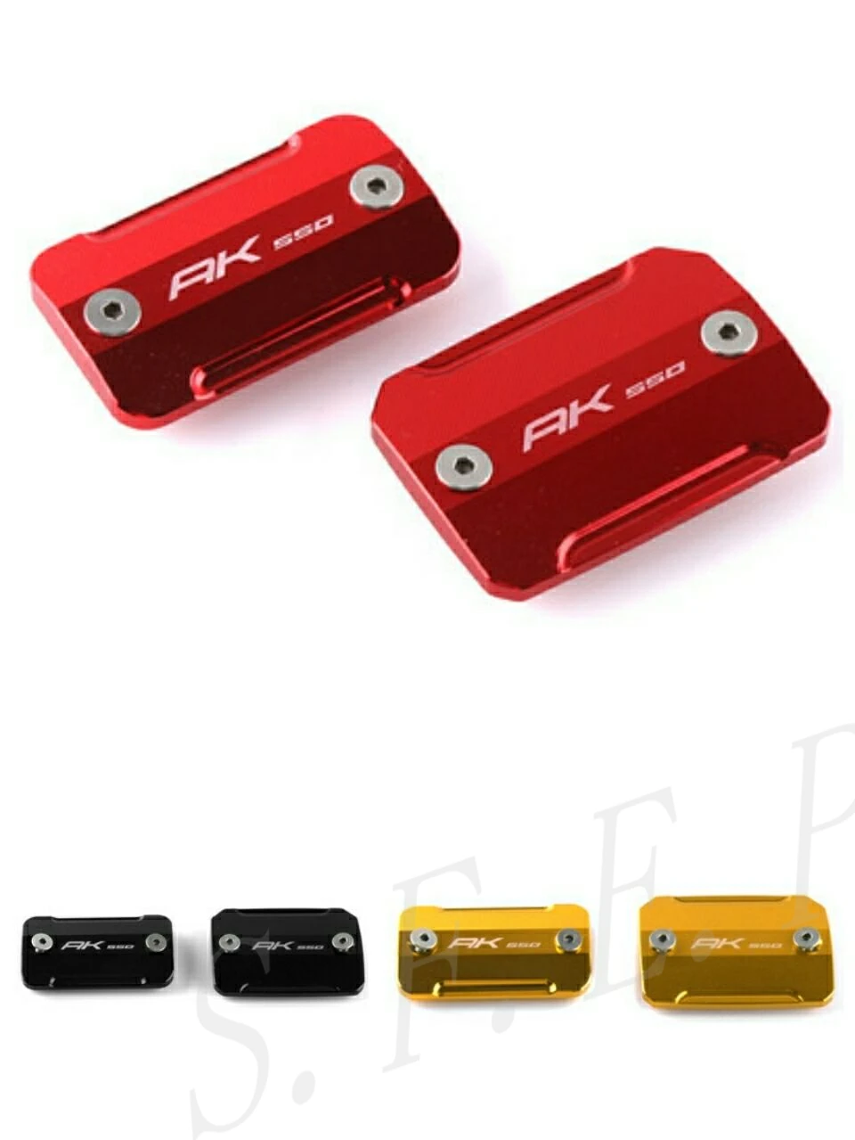 

Motorcycle CNC Front Brake Master Cylinder Reservoir Fluid Cover Cap For KYMCO AK550 AK 550 2017-2018