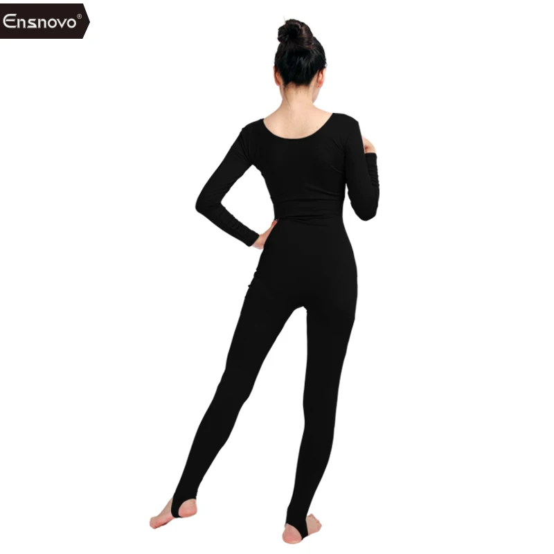 Женский костюм для танца Ensnovo гимнастические костюмы леопардовый комбинезон