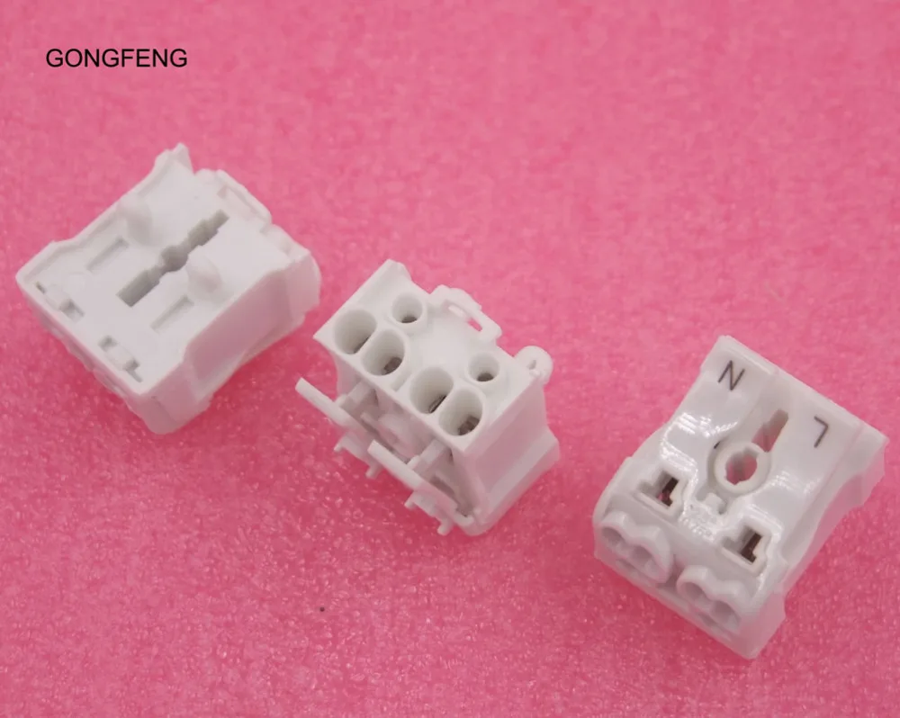 100 шт. Новый универсальный быстро проводящий Терминал 2 в 4 Внешние европейские