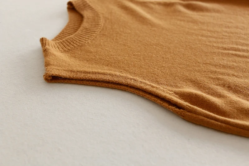 Зимы женщин Твердые Рукавов О-Образным Вырезом Вязание Танк Сетки Mini Dress | Женская