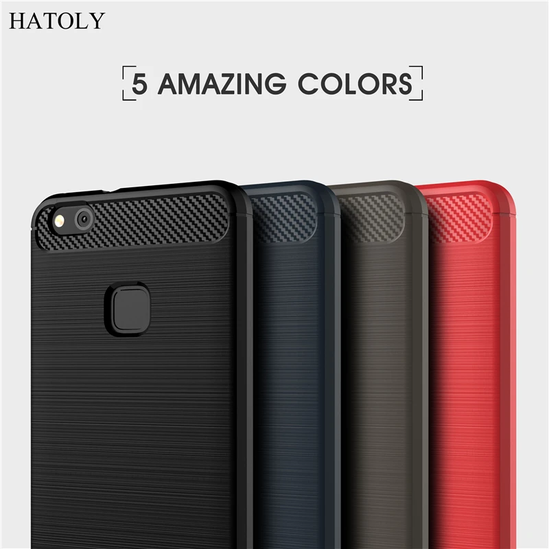 HATOLY For Capa Huawei P10 Lite Case Ascend Soft TPU Brushed Rugger Silicone / Nova 5.2&quot( |
