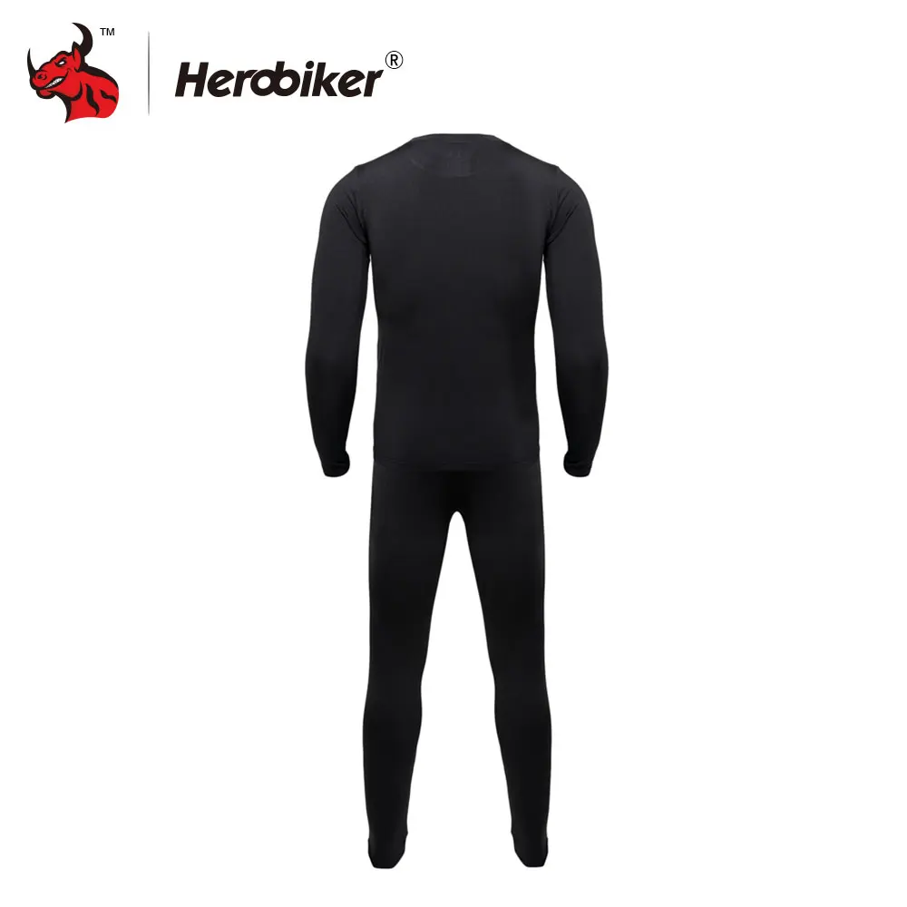 HEROBIKER мужское термобелье костюмы мотоциклетные лыжные зимние теплые базовые
