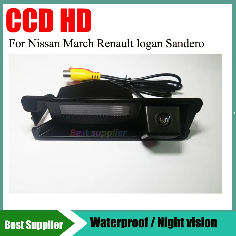 parking camera FOR Nissan March Renault Logan Sandero Car rear view for waterproof night version |