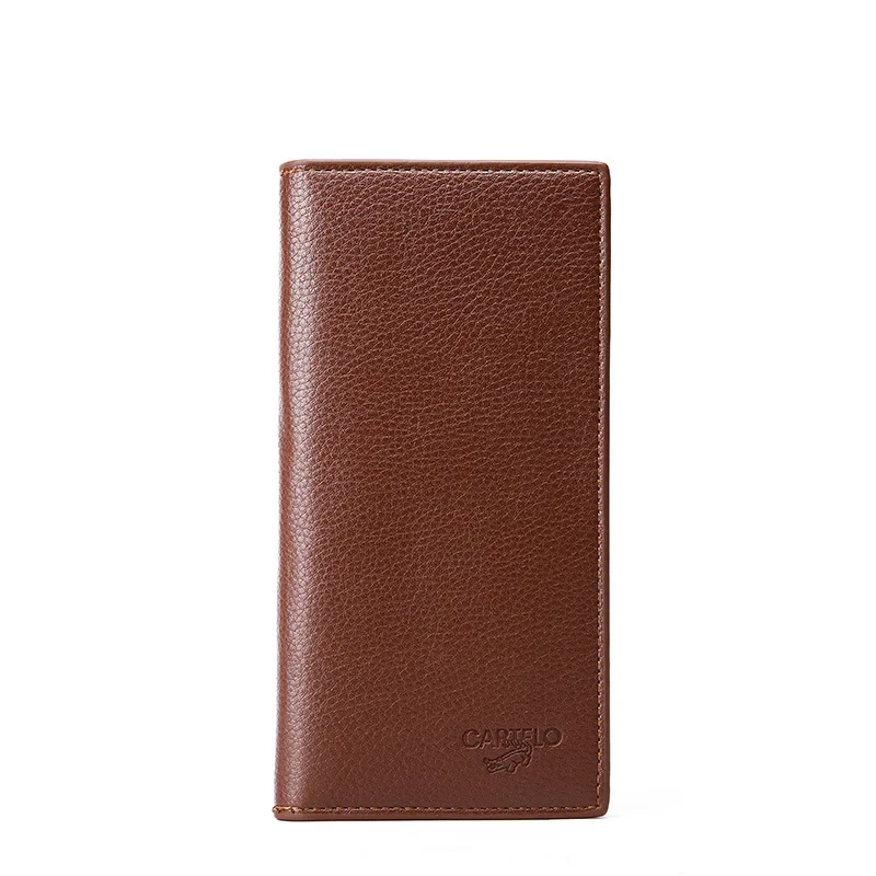 Fashion Men's PU Leather Wallet Male Business Thin Coin Purse Man Brief Leisure Credit Card Long Wallets |