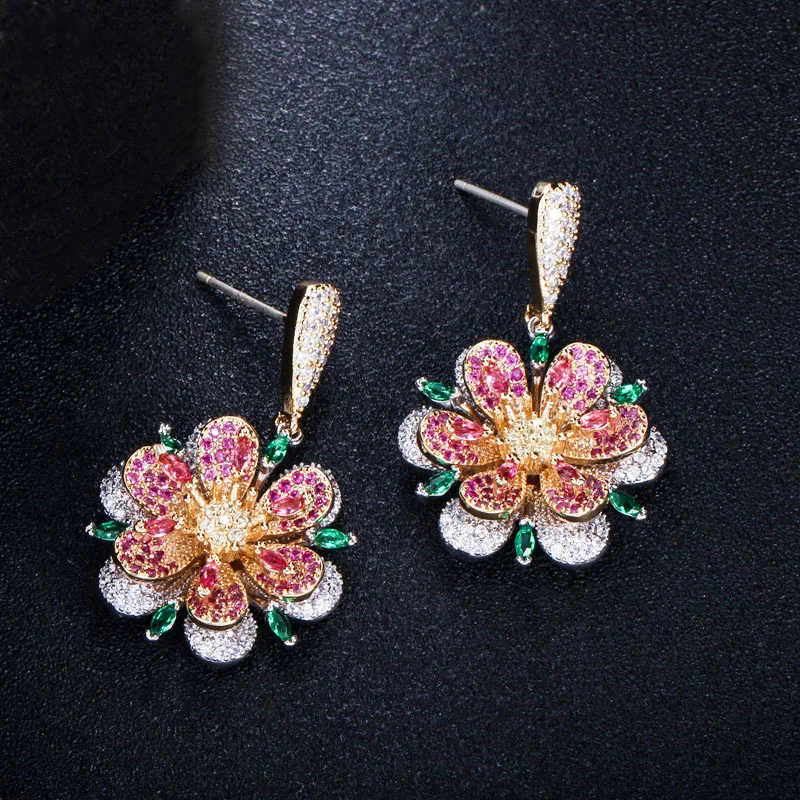 Серьги подвески женские геометрической формы из серебра 925