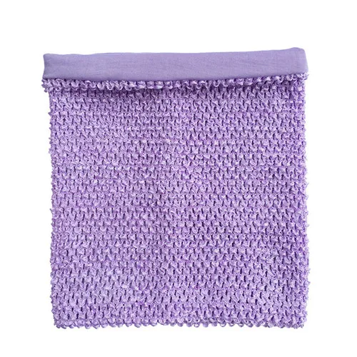 Light purple 25*30 см, 12 дюймов, трикотажная эластичная юбка-пачка с подкладкой «кроше», облегающая грудь, топ-труба для девочек, платье «сделай сам», юбка, аксессуары для душа для малышей - Цвет: Light purple
