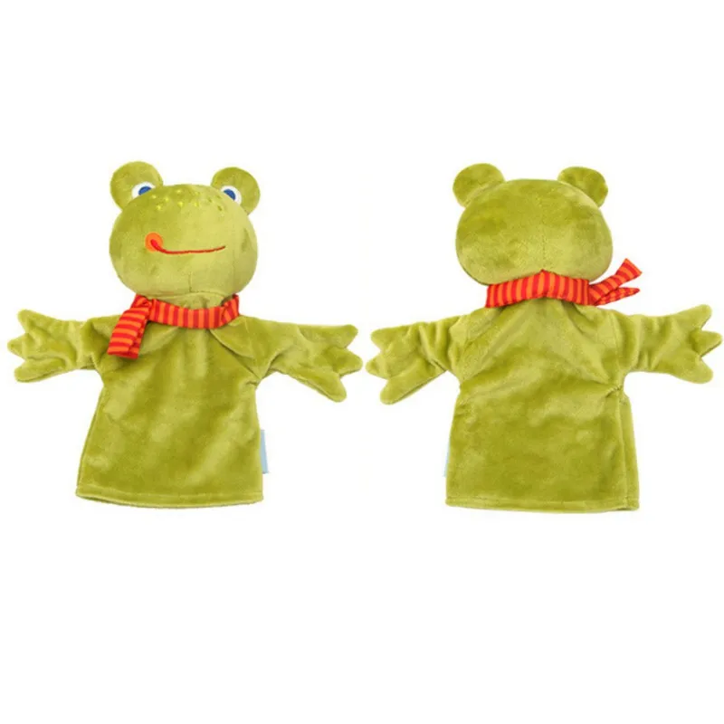 Ручной кукольный обезьяна утка помощник милый хороший детский сад ToysBaby Finger история кукла животных игрушечные лошадки лягушка дети